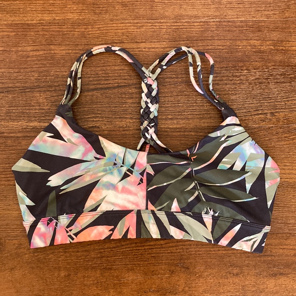 Joy Lab Tropical Floral Swim Sports Bra